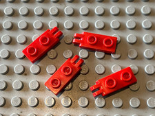 4 x LEGO TECHNIC red hinge