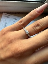 Bague de fiançailles - Solitaire - Or et diamant