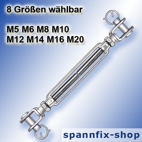 Tendeur clé v4a inox - tendeur,