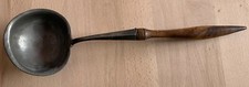 Louche XIXeme -  ÉTAIN MANCHE NOYER -