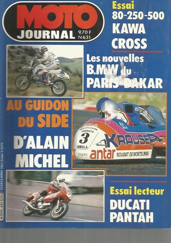 Moto journal 631 kawa cross - moto,