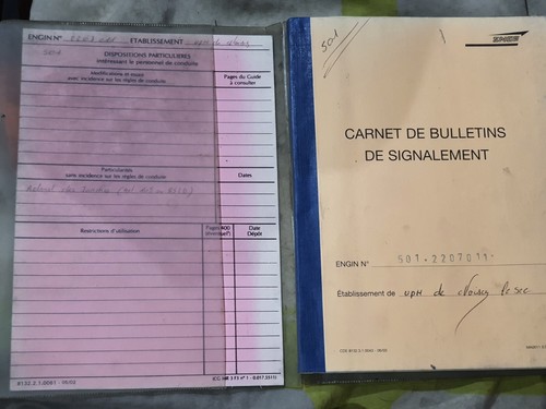 Sncf carnet bord rib - bord,