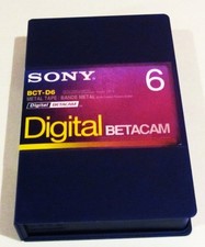 SONY Digital BetaCam Tapes - 6