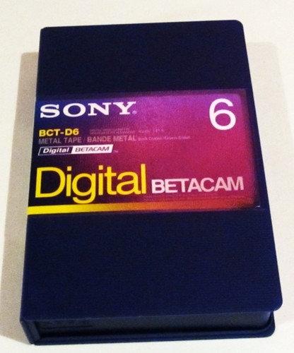 Sony digital betacam tapes 6 - digital,