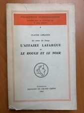 L'affaire Lafargue et le Rouge
