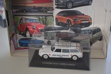 Citroen ID 19 "Ambulance Croix Rouge Autun' Ixo au 1/43 avec boite