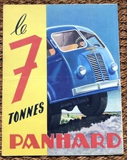 belle brochure vintage années 50 LE 7 TONNES PANHARD prospekt folder