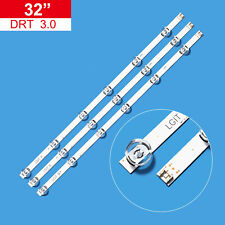 KIT 3 TIRAS LED LG INNOTEK DRT 32" LG 32LB561B 32LF5610 32LB5700 6916L-1974A
