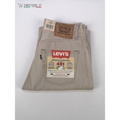 Jeans levi 451 beige gris - levi's,
