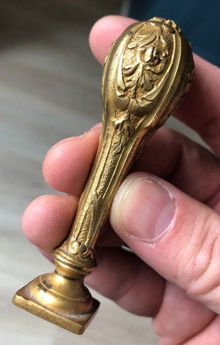 Ancien beau cachet tampon - beau,