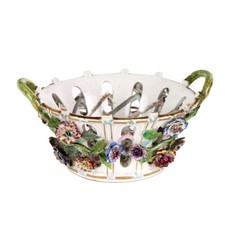 Panier Ancien Porcelaine