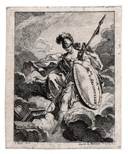 Exlibris Daulceur / Darlus Thiroux D'Arconville Bourgogne Écrivaine 18e