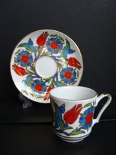 Tasse et soucoupe Kutahya /