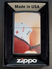 ZIPPO POKER AS DE CARREAU ET