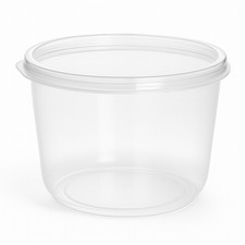 Boite Plastique Alimentaire Avec Couvercle Reutilisable,500Ml 