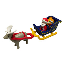 sympa traineau  du père noël 123  Playmobil (  cadeau , jouet  , renne )  1653