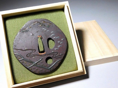 Grand tsuba ancien 鍔 - ,