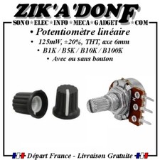 Potentiomètre linéaire b1k - potentiomètre,