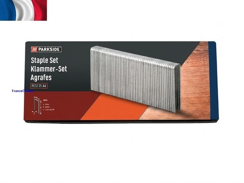 Parkside set agrafes 25mm - set, d'agrafes