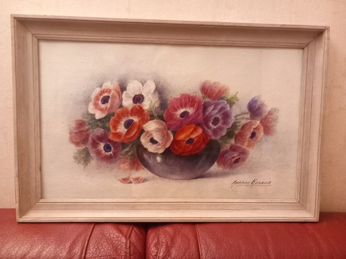 Grande aquarelle originale