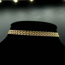 O942 -Chaîne Or jaune 18k -Maille Marine de 5,59 x 2,91mm - Longueur 45 cm