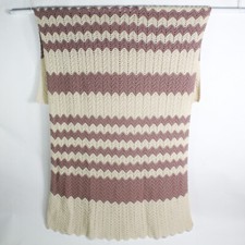 Couverture Au Crochet Chevron