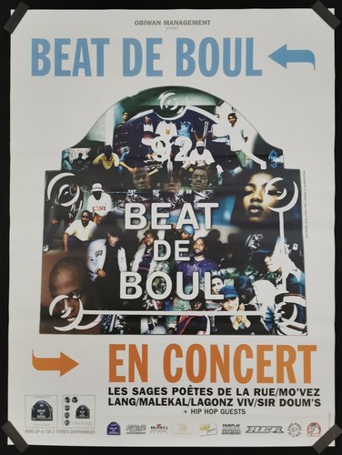 Beat boul rare affiche - de,