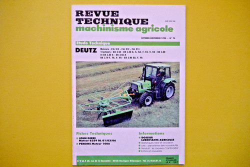 Revue technique machinisme - technique,