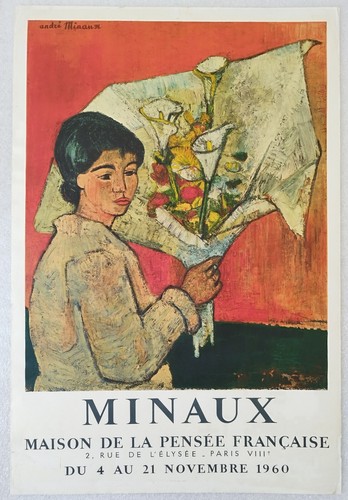 Minaux andre affiche originale - minaux,