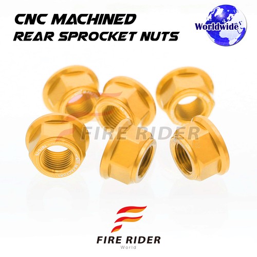 Gold rear sprocket nuts - gold,