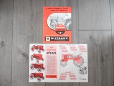 Catalogue Mc CORMICK – La famille des FARMALL « Diesel » - 4 pages