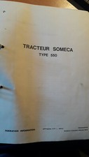 Fiat Someca tracteur 550 : catalogue de pièces 1971 photocopies