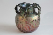 Vase céramique irisé
