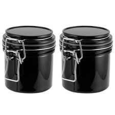  2pcs étanche à l'humidité charbon actif cils colle conteneur pot stockage de