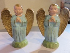 Santon Devineau 2 anges bleu