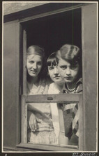 Croatie, Enfants dans un train, Tirage vintage, ca.1900 Croatie, Enfants dans un