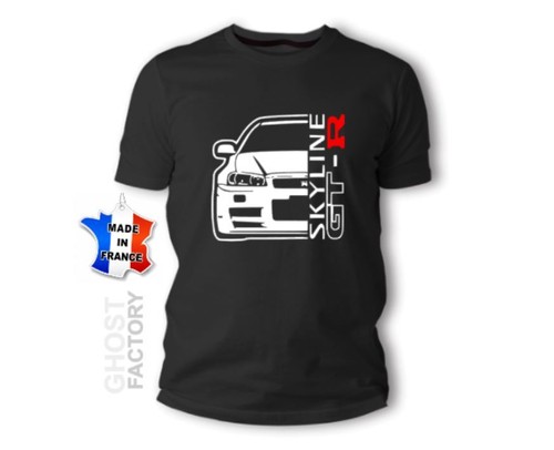 Shirt nissan r34 - nissan, jdm