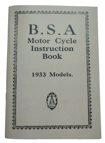 Manuel neuf moto bsa blue - neuf,