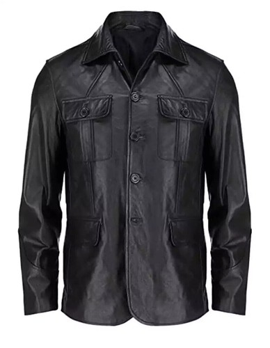 Veste cuir noir pour - veste,