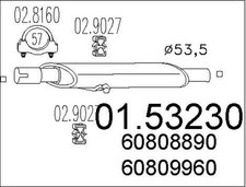 SILENCIEUX AVANT POUR LANCIA