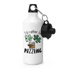 I'D Rather Be Déroutant SPORTS Eau Bouteille Drôle Scie Casse-Tête Crazy Femme