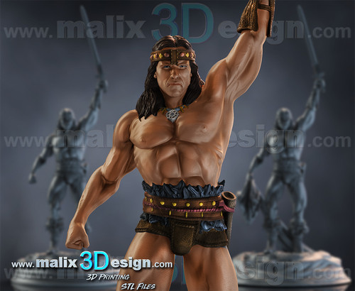 Conan figurine impression - , 3d