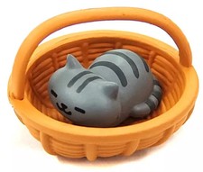 Mini Figurine Saba Tora-san & Fruit Basket Neko Atsume Tsukue no Ue de Neko
