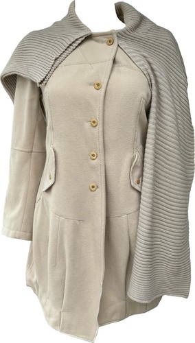 Splendide manteau écru - manteau, avec