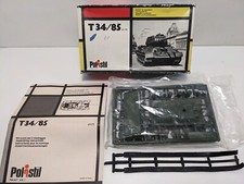 Ancienne Maquette Polistil KB1 - 1/72 : Char T-34/85 - 1974