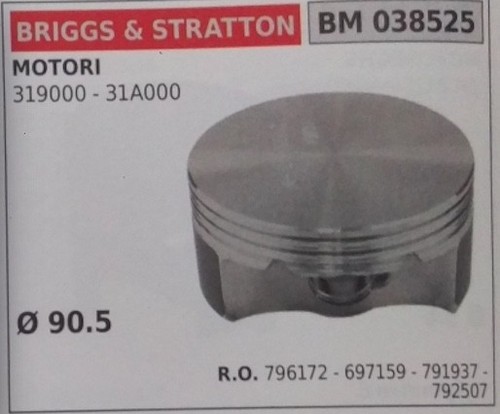 Complete engine piston briggs - complete,