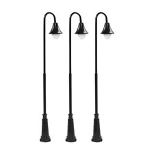 Lot de 3 lampadaires