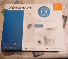 CPL DEVOLO 1200 GIGA, COMPATIBLE AVEC TOUTES LES BOX 2 ADAPTATEURS 2 FICHES JR45