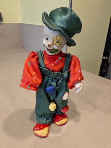 Clown porcelaine avec - porcelaine,