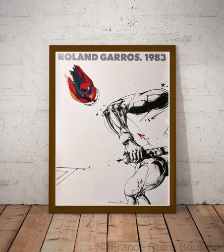 Poster affiche roland - roland, garros